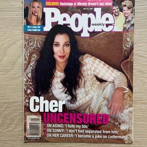 People Magazine Cher Uncensored  May 25 1998 Good Condition
